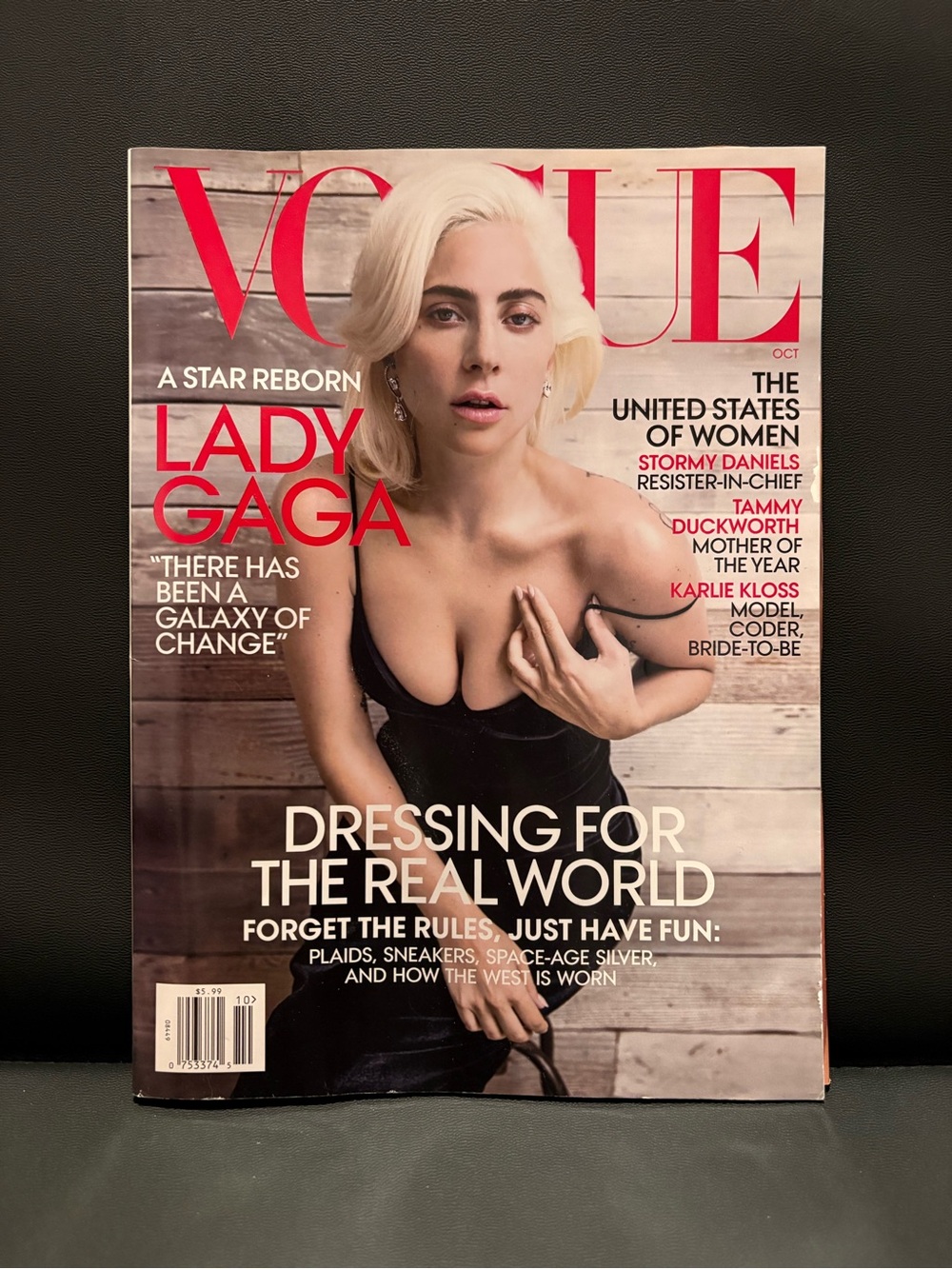 Vogue Magazine Featuring Lady Gaga oct 2018